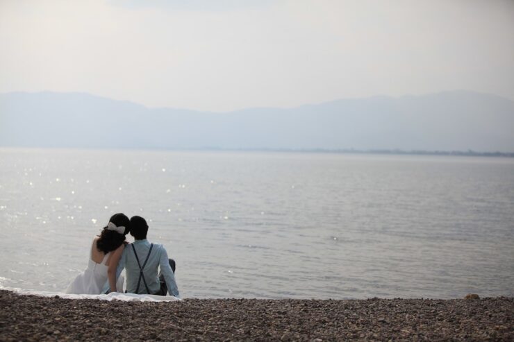 Beach scene