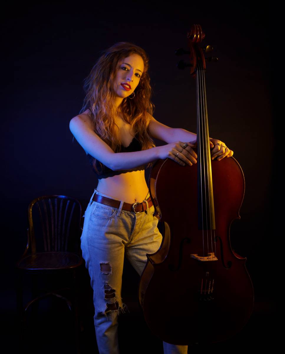 Concert ISEO- A Spanish girl Album Last Night in acoustic playing in Corte  Ingles in Madrid - Spain. Only guitar Stock Photo - Alamy